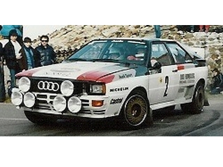 Audi Quattro A1, Monte Carlo 1983, H.Mikkola, no.2 Audi Quattro A1, Monte Carlo 1983, H.Mikkola, no.2