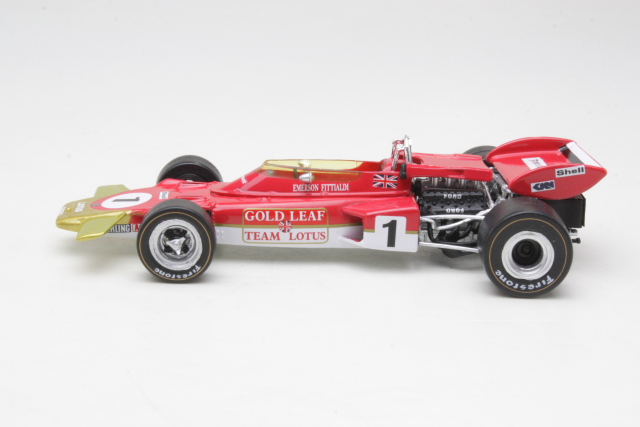 Lotus 72D, French GP 1970, Emerson Fittipaldi, no.1