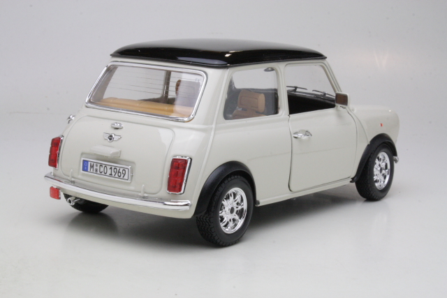 Mini Cooper 1969, valkoinen - Sulje napsauttamalla kuva
