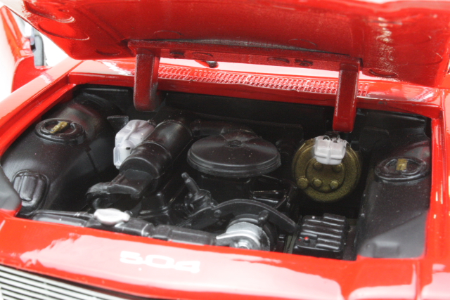 Peugeot 504 1975, punainen - Sulje napsauttamalla kuva
