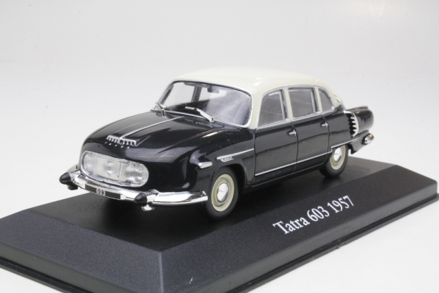 Tatra 603 1957, musta/valkoinen