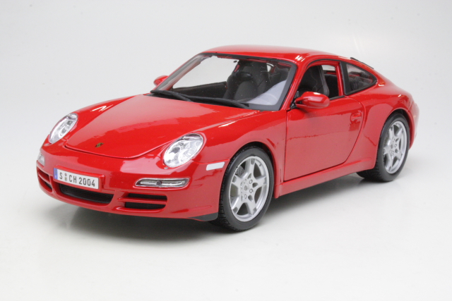 Porsche 911 (997) Carrera S Coupe 2005, punainen