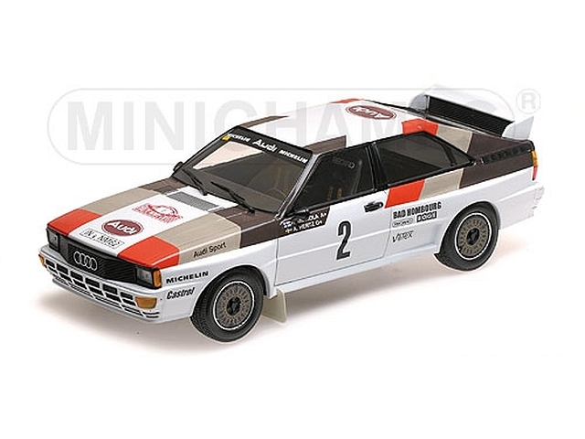Audi Quattro A1, Monte Carlo 1983, H.Mikkola, no.2 Audi Quattro A1, Monte Carlo 1983, H.Mikkola, no.2