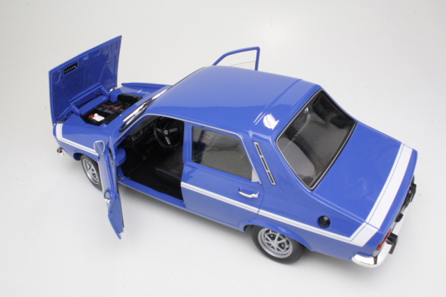 Renault 12 Gordini 1971, sininen - Sulje napsauttamalla kuva