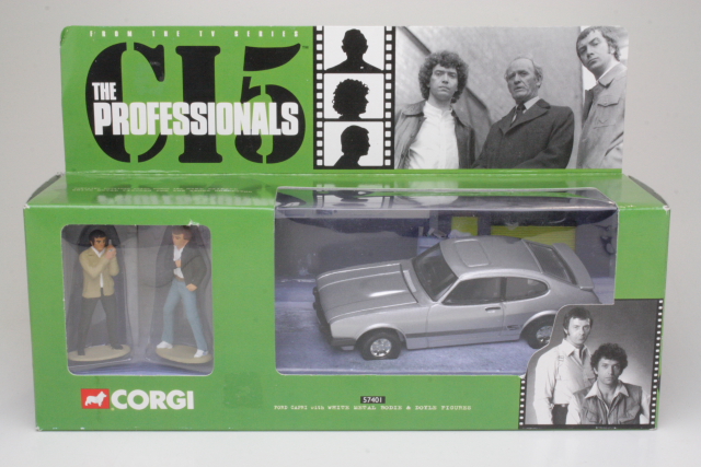 Ford Capri with Bodie & Doyle figures "The Professionals"