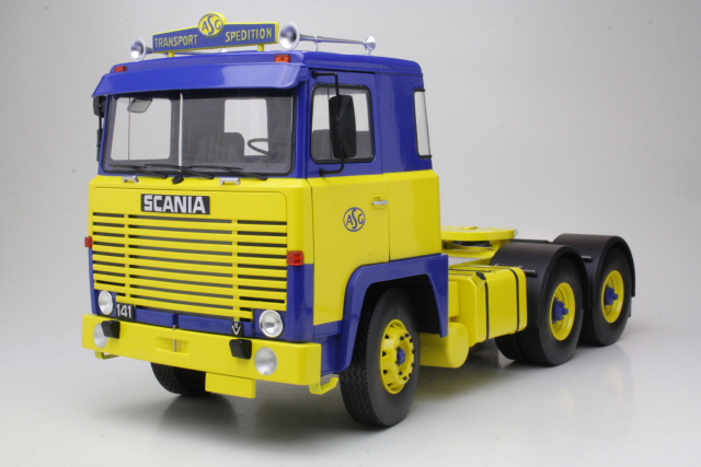 Scania LBT 141 1976, keltainen/sininen "ASG"