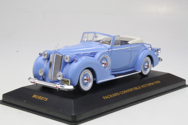 Packard Victoria Convertible 1938, sininen