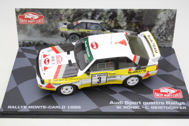 Audi Sport Quattro, 2nd. Monte Carlo 1985, W.Rohrl, no.3