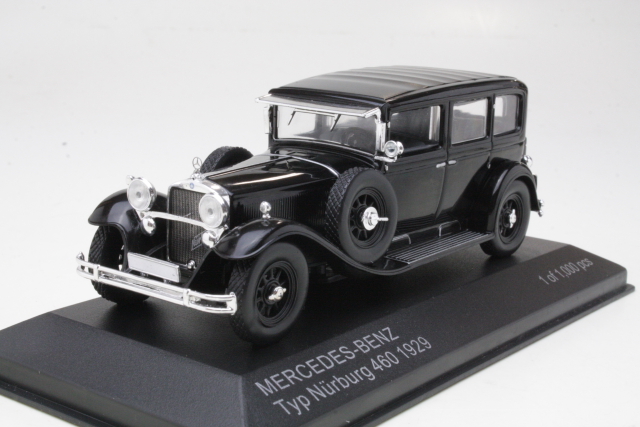 Mercedes Typ Nurburg 460 (W08) 1929, musta