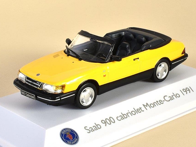 Saab 900 Cabriolet Monte-Carlo 1991, keltainen Saab 900 Cabriolet Monte-Carlo 1991, keltainen