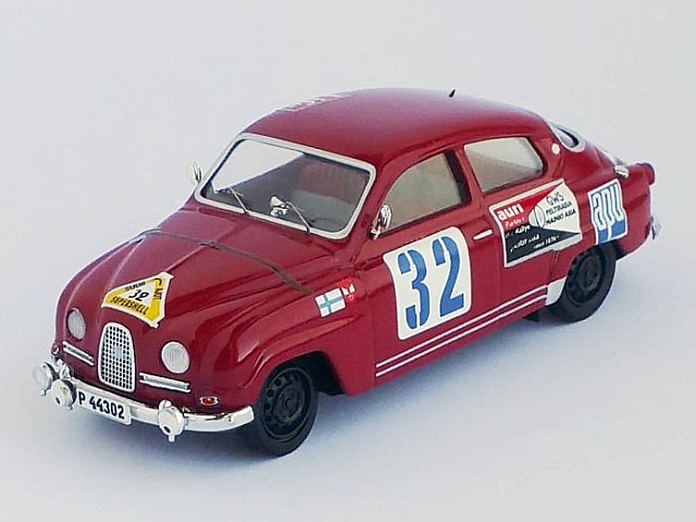 Saab 96, 1st. Finland 1963, S.Lampinen/J.Ahava, no.32 Saab 96, 1st. Finland 1963, S.Lampinen/J.Ahava, no.32