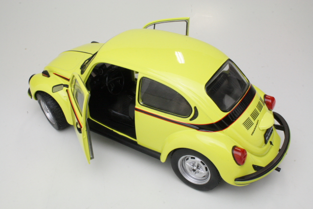 VW Kupla Sport 1974, keltainen - Sulje napsauttamalla kuva