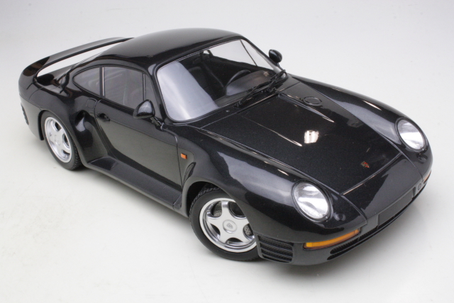 Porsche 959 1987, tummanharmaa