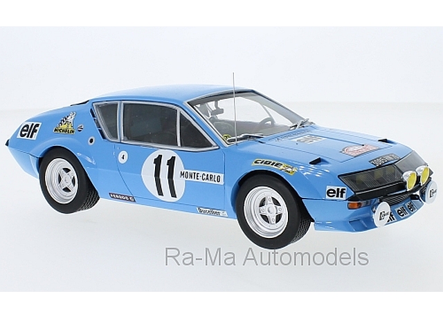 Alpine Renault A310, Monte Carlo 1975, A.Warmbold, no.11 Alpine Renault A310, Monte Carlo 1975, A.Warmbold, no.11