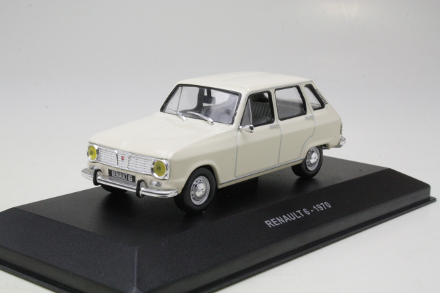 Renault R6 1970, valkoinen