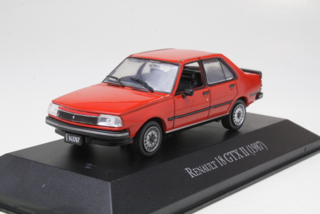 Renault R18 GTX Mk2 1987, punainen (B-LAATU)