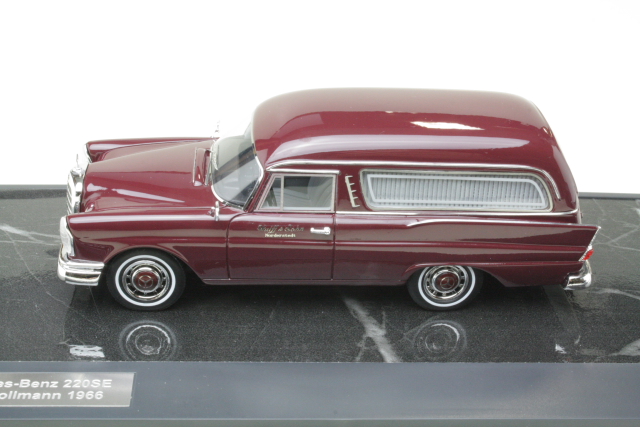 Mercedes 220SE (w111) Pollman Hearse 1966, punainen