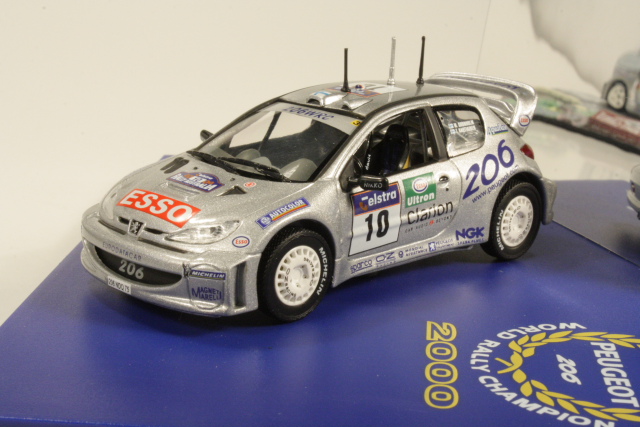 Peugeot 206 WRC, Australia 2000, M.Grönholm, no.10 Peugeot 206 WRC, Australia 2000, M.Grönholm, no.10