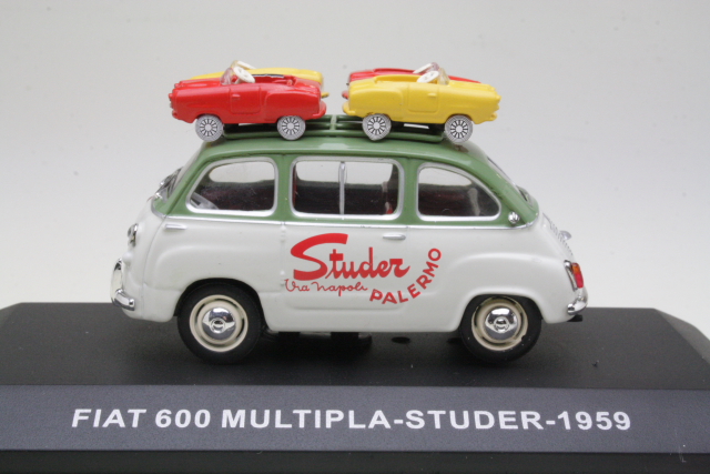 Fiat 600 Multipla 1959 "Studer Palermo" (with 4 microcars)