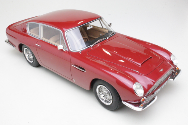 Aston Martin DB6 1964, tummanpunainen - Sulje napsauttamalla kuva