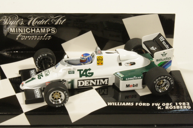 Williams Ford FW 08C 1983, K.Rosberg, no.1