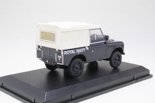 Land Rover series III SWB Canvas "Royal Navy" - Sulje napsauttamalla kuva
