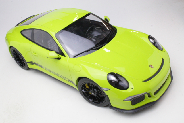 Porsche 911 R 2016, keltainen/musta (1:12)