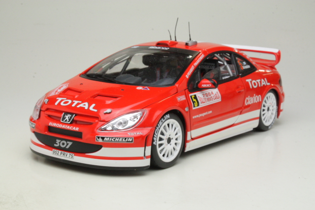 Peugeot 307 WRC, Monte Carlo 2004, M.Grönholm, no.5