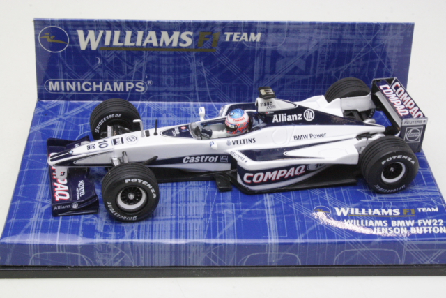 Williams BMW FW22, F1 2000, J.Button, no.10
