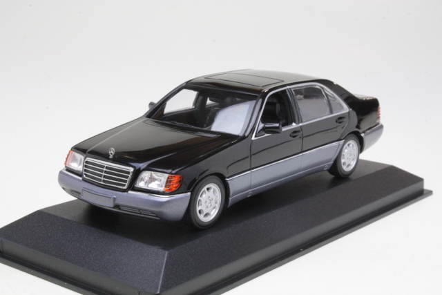 Mercedes 600SEL (w140) 1991, musta