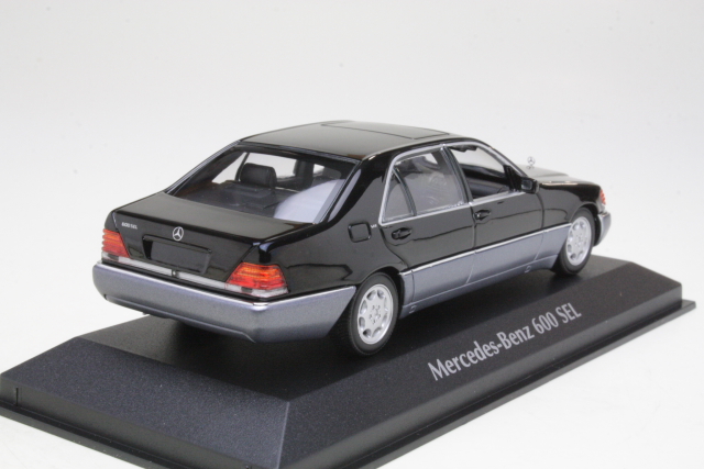 Mercedes 600SEL (w140) 1991, musta