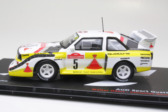 Audi Sport Quattro E2 S1, 1st. SanRemo 1985, W.Rohrl, no.5
