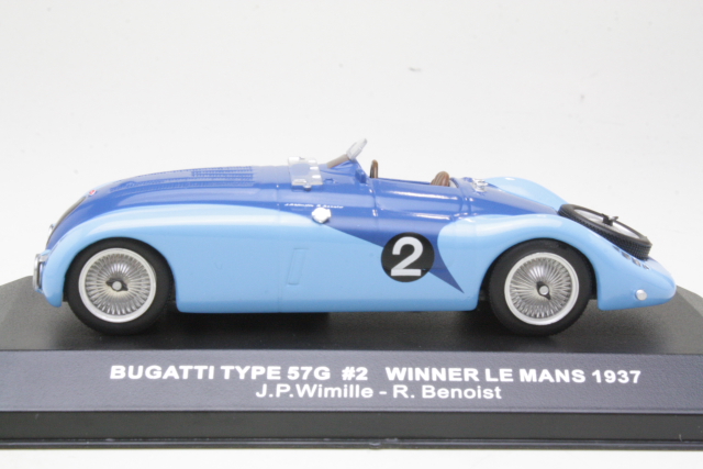 Bugatti Type 57G, LeMans 1937, J.P.Wimille/R.Benoist, no.2