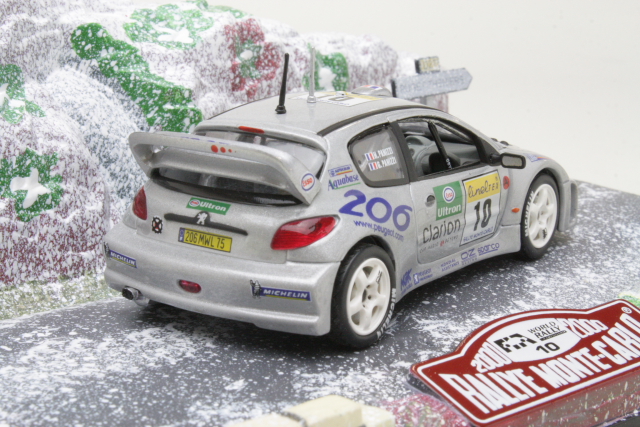 Peugeot 206 WRC, Monte Carlo 2000, G.Panizzi, no.10