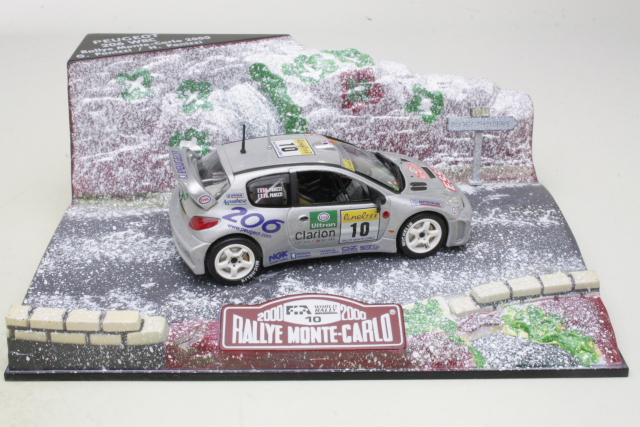 Peugeot 206 WRC, Monte Carlo 2000, G.Panizzi, no.10