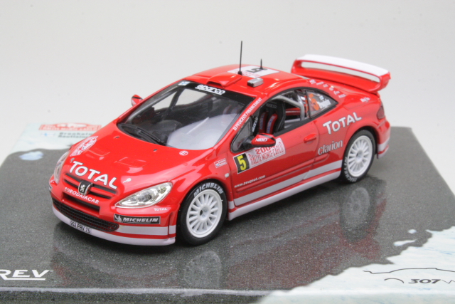 Peugeot 307 WRC, Monte Carlo 2004, M.Grönholm, no.5