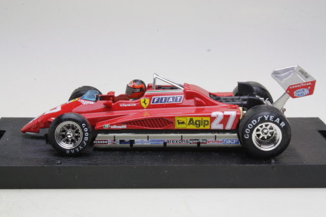 Ferrari 126C2, San Marino 1982, G.Villeneuve, no.27