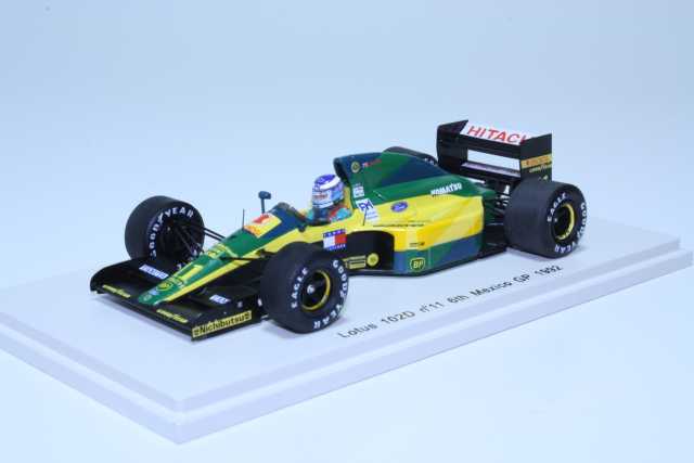 Lotus 102D, 6th. Mexico GP 1992, M.Häkkinen, no.11