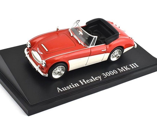 Austin Healey 3000 Mk3, punainen/valkoinen Austin Healey 3000 Mk3, punainen/valkoinen