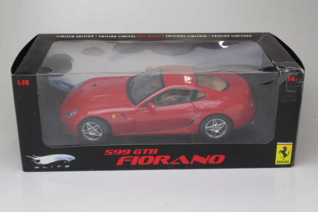 Ferrari 599 GTB Fiorano 2007, punainen
