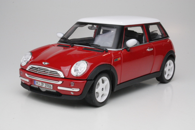 Mini Cooper 2001, punainen/valkoinen