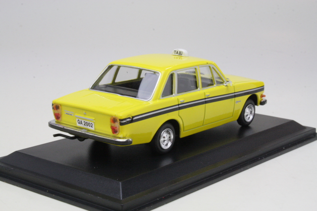 Volvo 144 1970, keltainen "Taxi Stockholm"