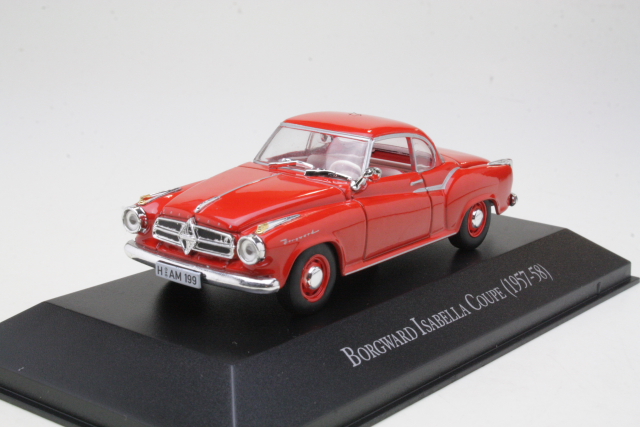 Borgward Isabella Coupe 1957, punainen