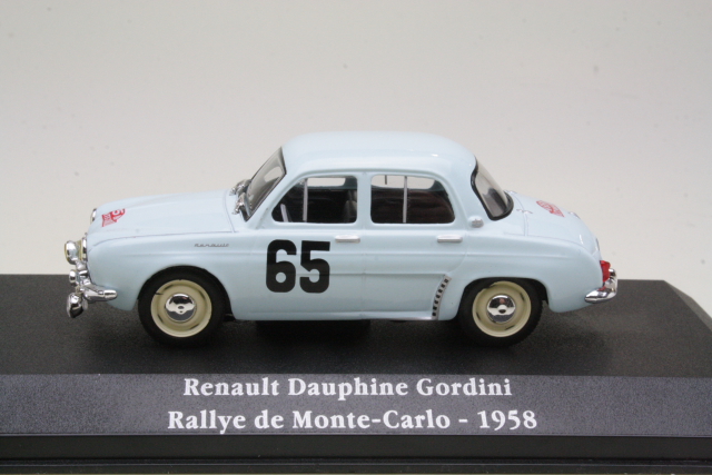 Renault Dauphine, 1st. Monte Calo 1958, G.Monraisse, no.65