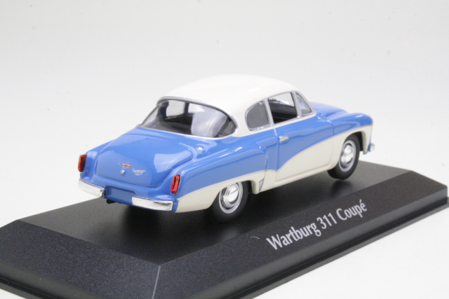 Wartburg A311 Coupe 1958, sininen/valkoinen