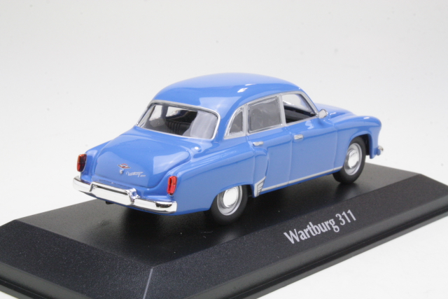 Wartburg 311 1958, sininen - Sulje napsauttamalla kuva