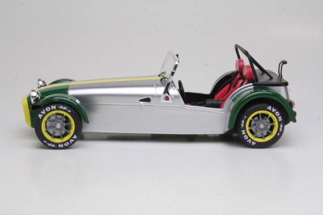 Lotus Seven 1989, alumiini/vihreä