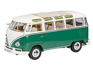 VW T1b Samba, vihreä/valkoinen