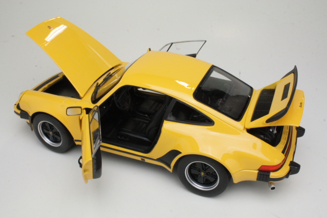 Porsche 911 Turbo 3.0 1976, keltainen