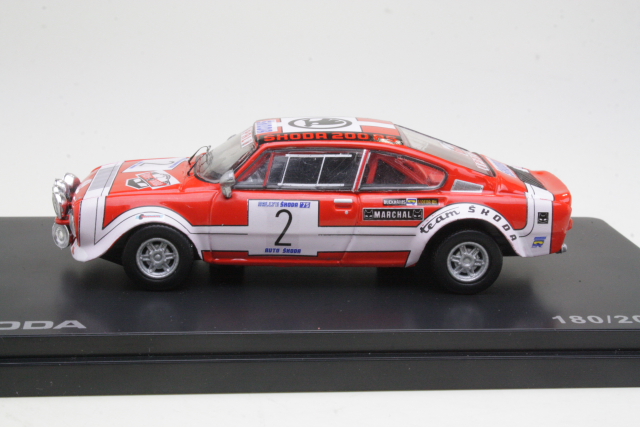 Skoda 200RS, Rally Skoda 1975, J.Sedivy, no.2